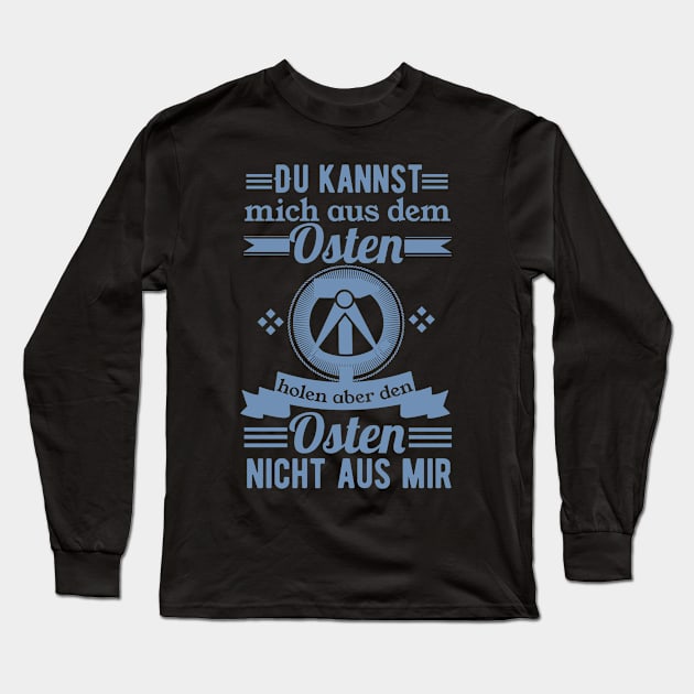 Ostdeutsch Ostalgie Stolzer Ostdeutscher DDR Long Sleeve T-Shirt by HBfunshirts